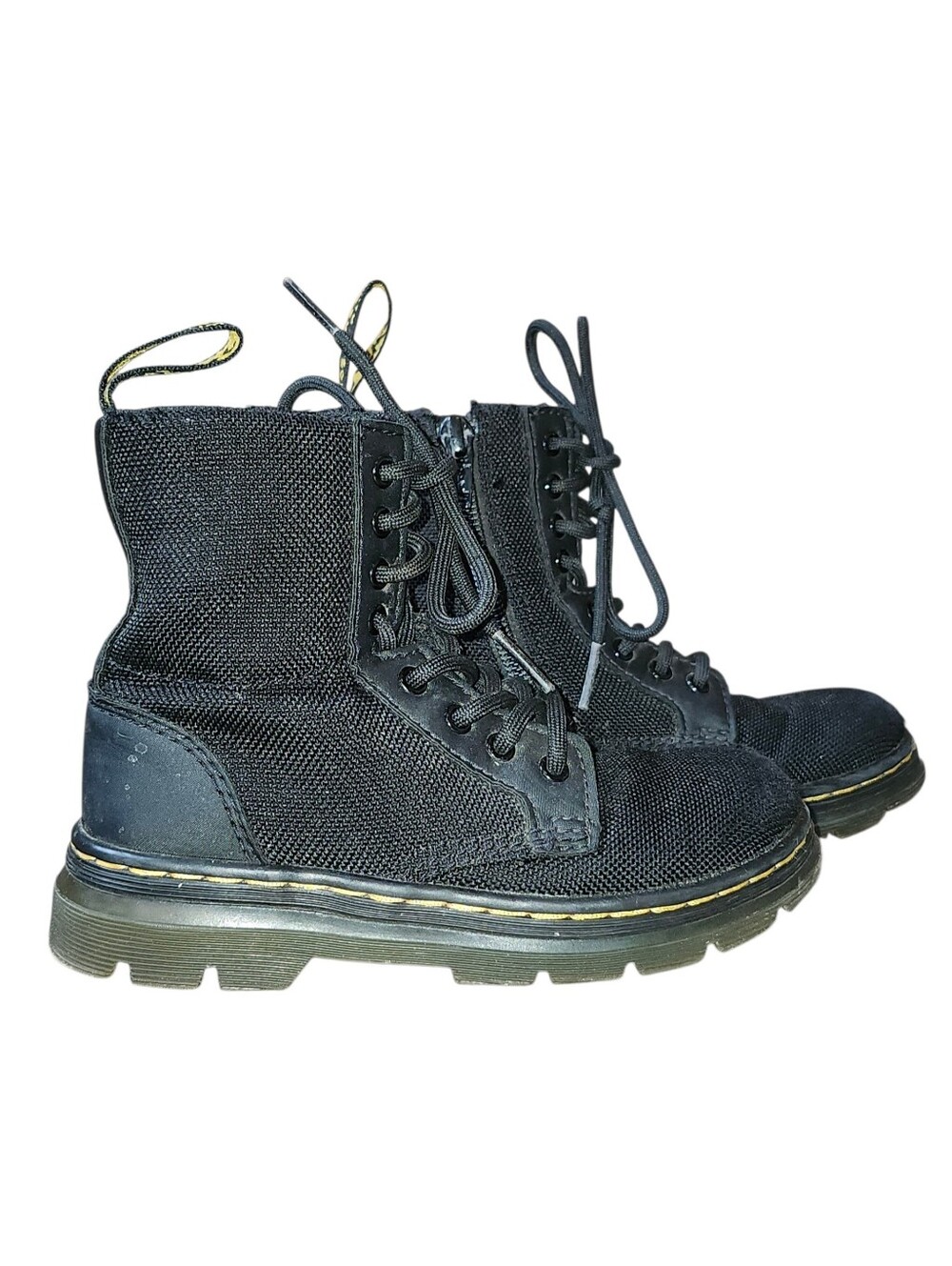 Dr. Martens Junior Combs Extra Tough Nylon Utility Boots Black US Kids 11